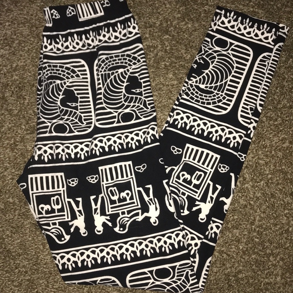Pharaoh printed leggings
